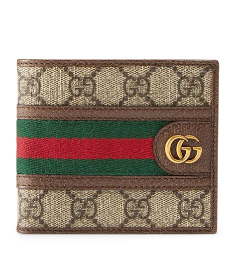 gucci signature card case wallet|real gucci men's wallet.